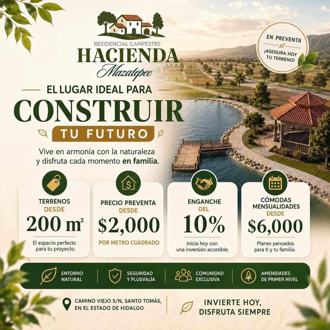 Conoce Residencial Campestre Hacienda Mazatepec