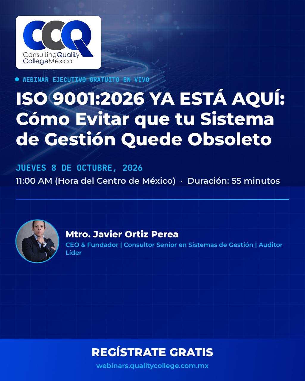 ISO 9001:2026 YA ESTÁ AQUÍ