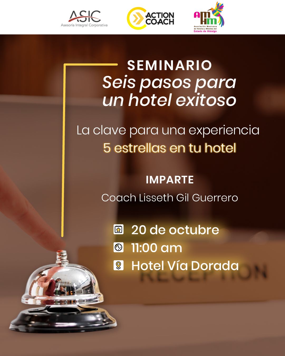 Seminario Seis pasos para un hotel exitoso